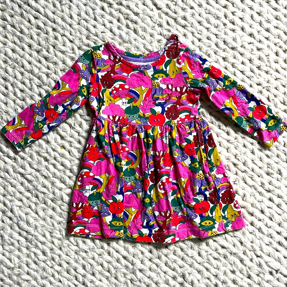 Mini Boden mushroom dress size 18-24m